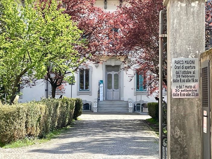 Foto: la sede della biblioteca comunale di Verbania