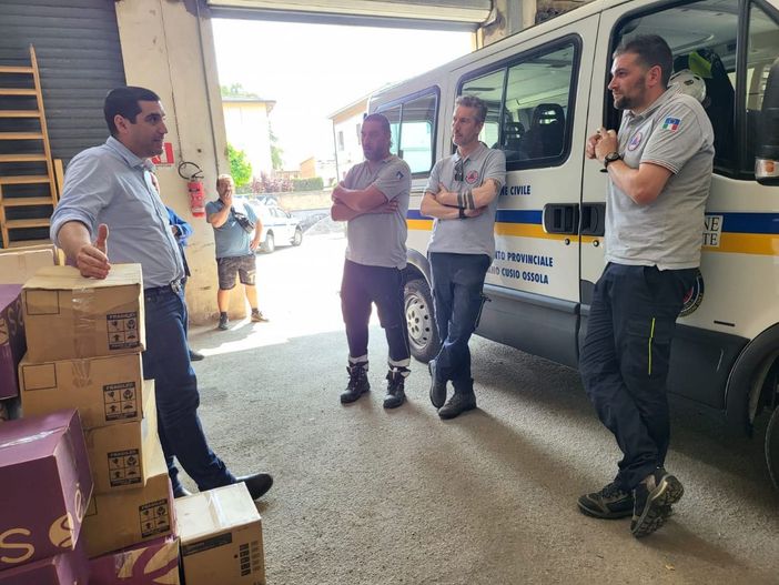 Baveno in aiuto dell'Emilia Romagna con beni di prima necessità. VIDEO Baveno in aiuto dell'Emilia Romagna con beni di prima necessità. VIDEO