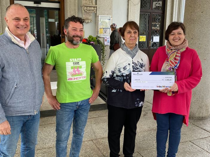 Una donazione di mille euro a Educando Onlus grazie a Bicincittà