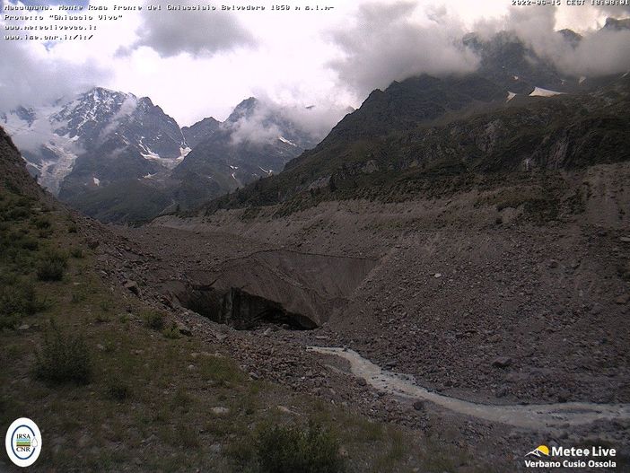 Una nuova telecamera per monitorare il Ghiacciaio Belvedere