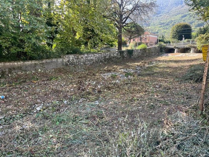 Completati i lavori per la pulizia del tratto finale del Rio Vallessa