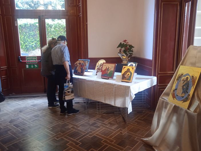 Icone delle suore rosminiane in mostra a Villa Giulia   FOTO