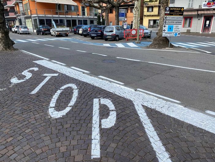 Conclusi i lavori per la nuova segnaletica orizzontale Conclusi i lavori per la nuova segnaletica orizzontale