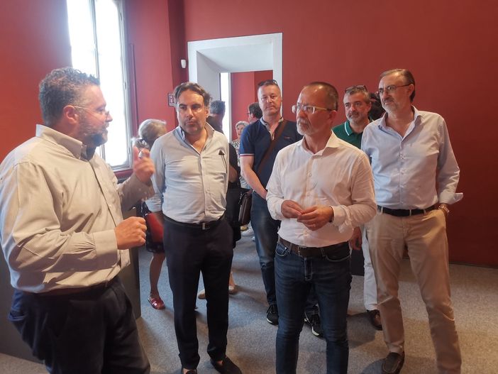 Visita dell'assessore regionale Gian Luca Vignale al Museo del Paesaggio FOTO Visita dell'assessore regionale Gian Luca Vignale al Museo del Paesaggio FOTO