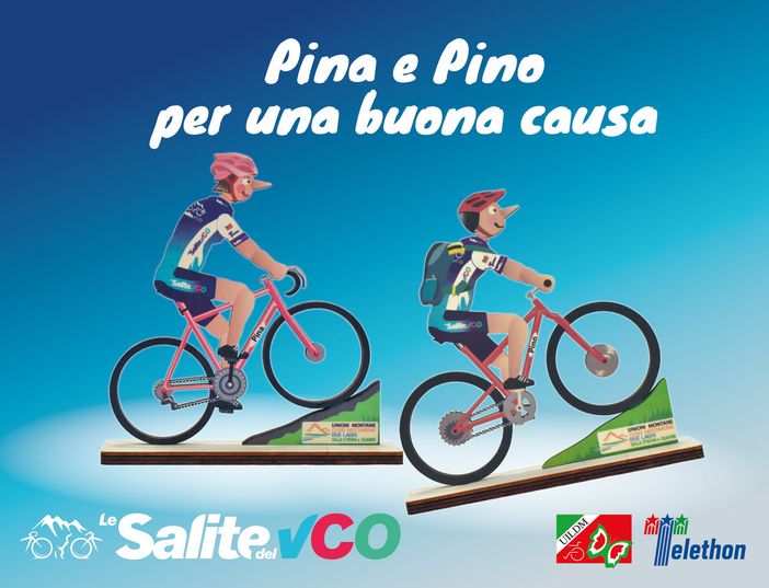 Presentate Pino e Pina, le mascotte de 'Le salite del Vco'