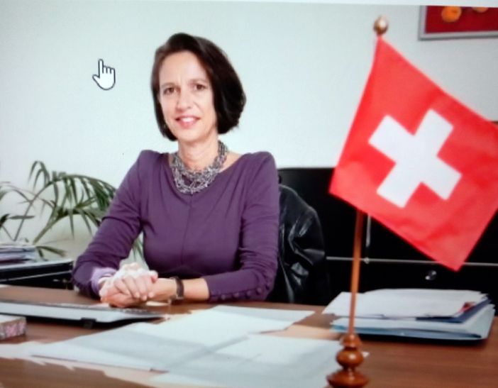 Nella foto: Cristine Schraner Burgener