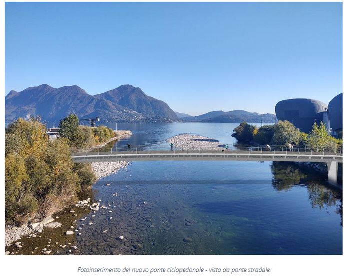 Al via i lavori per la costruzione del nuovo ponte ciclo pedonale sul torrente San Bernardino Al via i lavori per la costruzione del nuovo ponte ciclo pedonale sul torrente San Bernardino