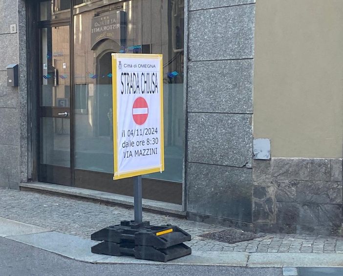 Lavori in via Mazzini: modifiche alla viabilità a Omegna