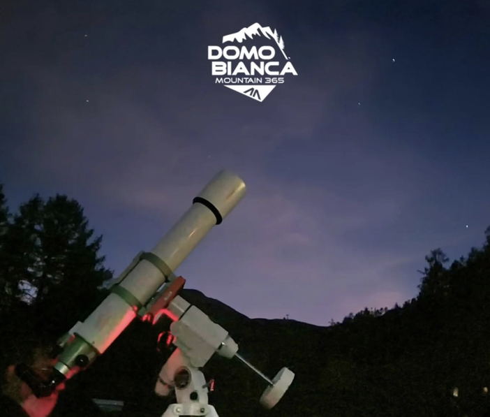 Domobianca365 sotto le stelle: sabato serata speciale con telescopi e apericena in quota