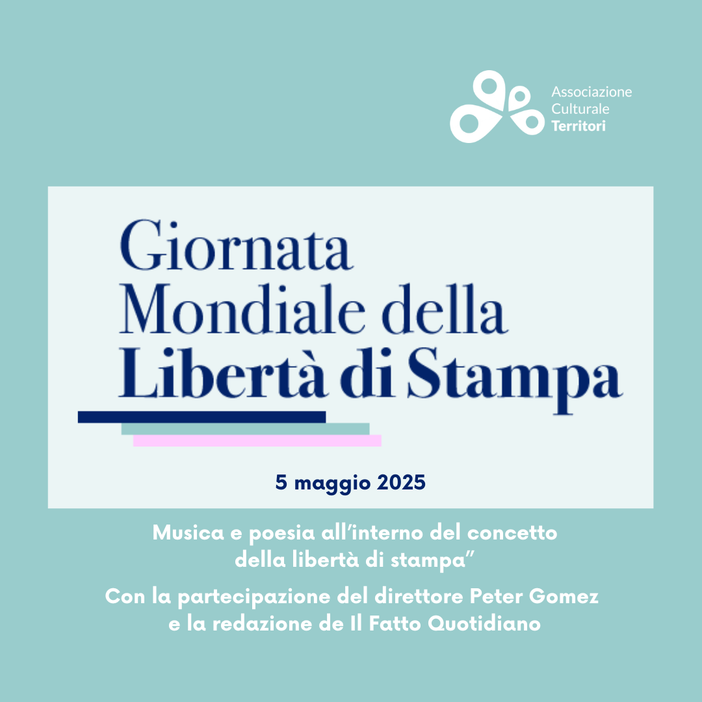 Cuneo ospita la sesta edizione della Giornata della Libertà di Stampa il 5 maggio con il Fatto Quotidiano Cuneo ospita la sesta edizione della Giornata della Libertà di Stampa il 5 maggio con il Fatto Quotidiano