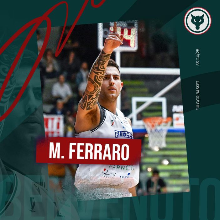 Nuovo arrivo ufficiale in casa Paffoni, Massimiliano Ferraro Nuovo arrivo ufficiale in casa Paffoni, Massimiliano Ferraro