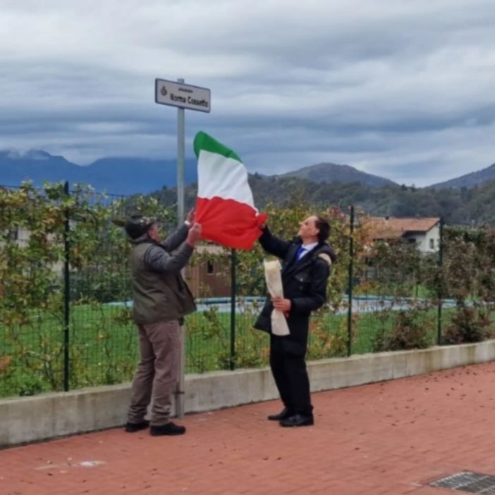 Cambiasca, inaugurato il piazzale intitolato a Norma Cossetto