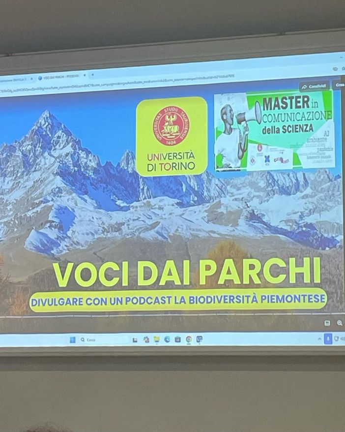 "Le voci dei parchi" vince il premio per la miglior tesi al Master di Comunicazione della Scienza