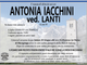Antonia Iacchini ved. Lanti di anni 90