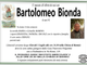Bartolomeo Bionda di anni 92 Bartolomeo Bionda di anni 92