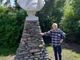 Completato il restauro dei busto di Garibaldi nel parco giochi di Trobaso
