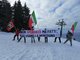 Striscione di CasaPound esposto alla stazione sciistica del Mottarone