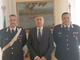 Il prefetto Formiglio incontra il carabiniere eroe