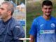 Foto: il tecnico della Virtus  Villa Manolo Giampaolo e Denis Pasin, in rete contro il Vogogna