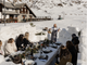 A Riale il banchetto nella neve con lo chef Matteo Sormani
