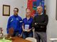 Foto: da sinistra il presediente dellAtletica Avis Ossolana Luigi Melis, la sua vice Silvia Conti e l'assessore Maurizio Gianola
