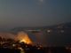 Ancora in corso le operazioni di messa in sicurezza dopo l'incendio di venerdì mattina a Suna FOTO