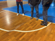 Lavori in tempi record del parquet al PalaBagnella