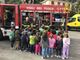 Bambini della scuola d'infanzia di Feriolo a lezione dai Vigili del Fuoco