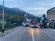 Schianto all'alba ad Omegna, un ferito portato in ospedale FOTO