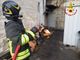 Incendio a Bee in un locale tecnico di una casa