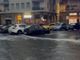 Piazza don Minzoni allagata nonostante i recenti lavori del Comune di Verbania