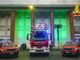 La caserma dei vigili del fuoco si illumina di verde per sensibilizzare sulla sindrome Pans Pandas