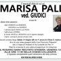 Marisa Palli ved. Giudici di anni 86