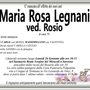 Maria Rosa Legnani di anni 79