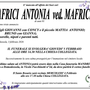 Mafrici Antonia ved. Mafrici di anni 81 Mafrici Antonia ved. Mafrici di anni 81