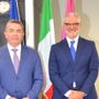 Il questore Giancarlo Conte e il vicario Andrea Lefano Il questore Giancarlo Conte e il vicario Andrea Lefano