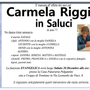 Carmela Riggio in Saluci di anni 77