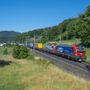 Treno CargoBeamer tra Stoccarda-Kornwestheim e l'Italia. (Copyright: CargoBeamer AG / Lucas Bächler)