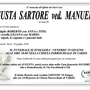 Augusta Sartore ved. Manuelli di anni 90