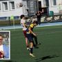 Una fase di Juventus Domo-Caversama e nel riquadro il ds Daniele Massoni Una fase di Juventus Domo-Caversama e nel riquadro il ds Daniele Massoni