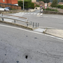Via Matteotti a Omegna riapre temporaneamente dopo il cedimento