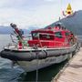 Imbarcazione affonda nel Lago Maggiore, due giovani soccorse dai vigili del fuoco