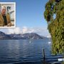 Il Lago Maggiore e nel riquadro il commissario Marco Zacchera