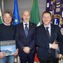 Il sostituto procuratore della Repubblica Fabrizio Argenteri, il presidente Lions Fausto Girolamo Macaluso e il giudice Mauro D’Urso