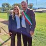 Giorgia Meloni a Lesa, visita privata alla Herno Giorgia Meloni a Lesa, visita privata alla Herno