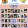 In vendita il calendario 2026 degli “Amici degli Animali” con le foto dei cani adottati
