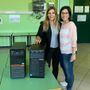 L'assessore all'istruzione Liala Sartori con la referente di plesso Rosarita Zisa