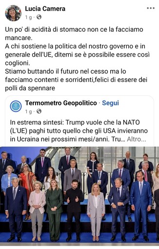 Fdi attacca la presidente del consiglio comunale di Omegna: &quot;Parole offensive e ruolo tradito&quot;