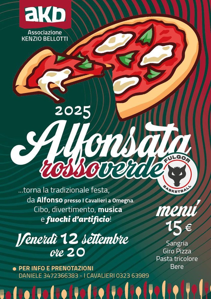 Alfonsata 2025: festa, musica e passione rossoverde in via Manzoni