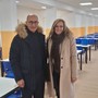 Vincenzo Calabria, dirigente scolastico dell’istituto comprensivo “Fogazzaro-Rebora” e Marcella Severino Vincenzo Calabria, dirigente scolastico dell’istituto comprensivo “Fogazzaro-Rebora” e Marcella Severino